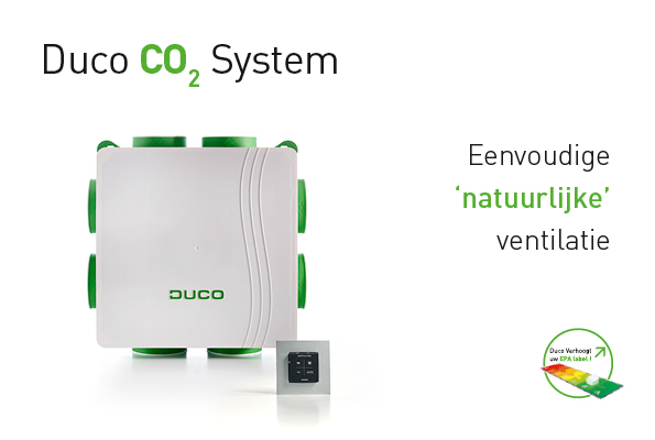 Duco CO2 System - Ventilatiesysteem Duco CO2 System - Ventilatiesysteem