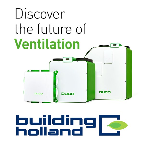 DUCO toont zijn passie voor ventilatie tijdens Building Holland