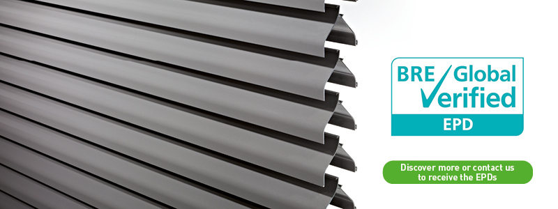 Verified and validated EPDs DucoGrille louvres