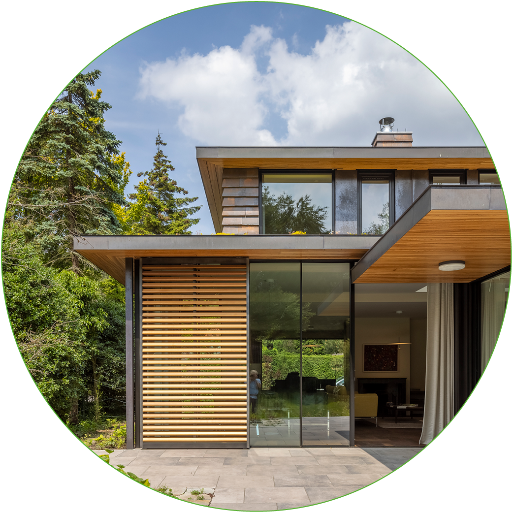 Een nieuwbouwwoning in bloemendaal
