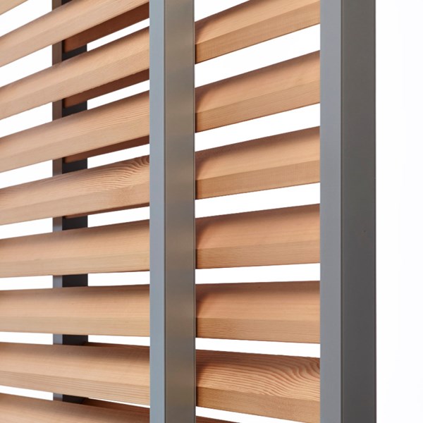 Architectural sliding and folding panels DucoSlide Wood