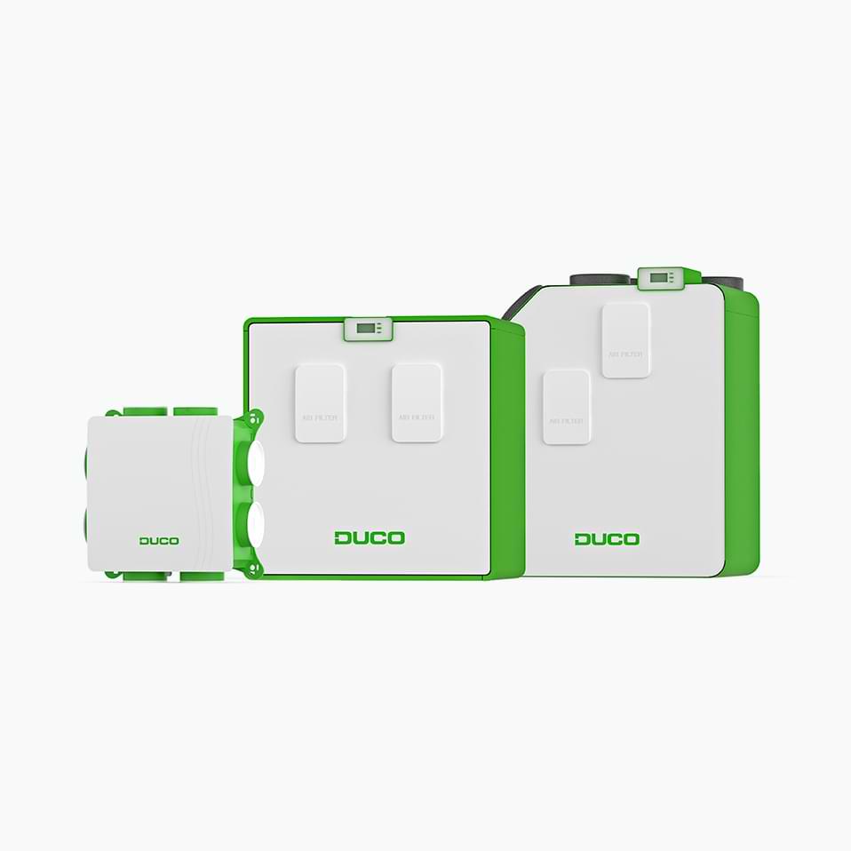 Collection d'unités de ventilation DucoBox