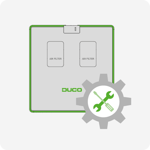 Icon DucoBox ventilatiebox installeren