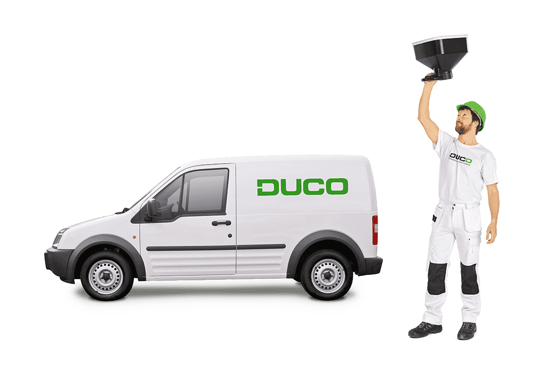 DUCO installateur et camionnette