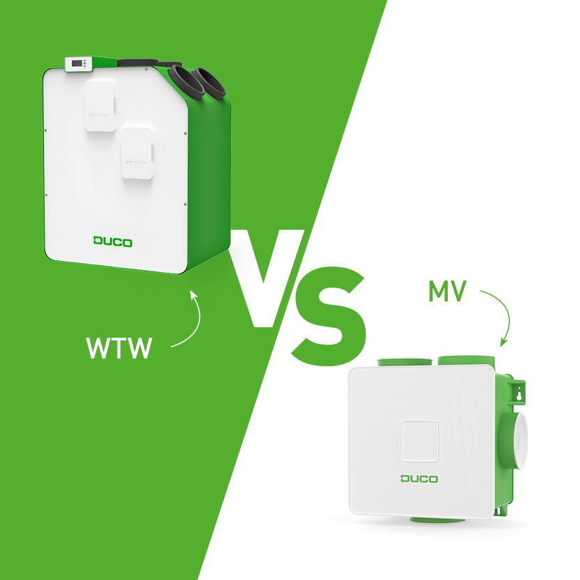 Kies ik voor WTW of mechanische ventilatie? 