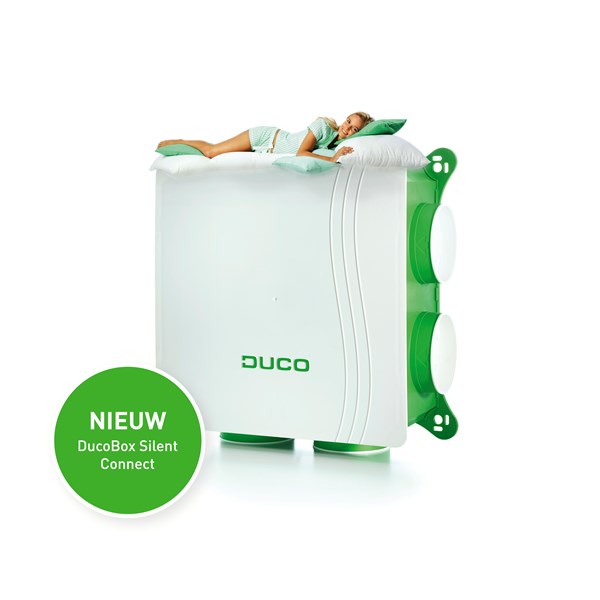 DucoBox Silent Connect tilt mechanische luchtafvoer naar hoger niveau DucoBox Silent Connect tilt mechanische luchtafvoer naar hoger niveau