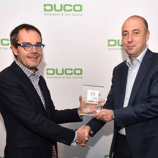 Duco valt in de prijzen op Van Marcke Innovation Awards 2017 Duco valt in de prijzen op Van Marcke Innovation Awards 2017