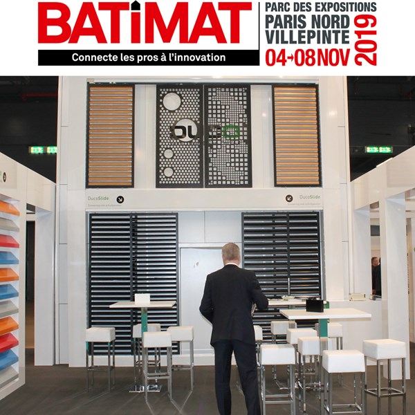DUCO est prêt pour Batimat 2019 avec trois solutions architecturales globales DUCO est prêt pour Batimat 2019 avec trois solutions architecturales globales
