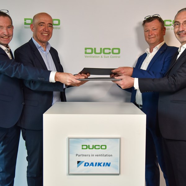 DUCO bundelt krachten met DAIKIN voor internationale expansie