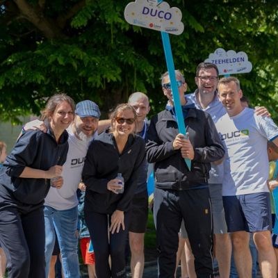 Team DUCO loopt ten voordele van Stichting tegen Kanker