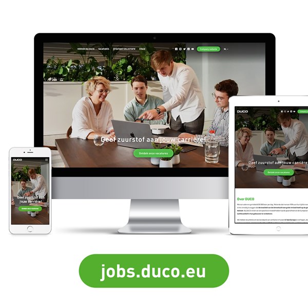 DUCO geeft extra zuurstof aan (knelpunt)vacatures met nieuwe wervingscampagne en jobsite