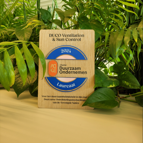 DUCO reçoit le prestigieux certificat VCDO pour ses activités durables en 2023 DUCO reçoit le prestigieux certificat VCDO pour ses activités durables en 2023