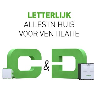 LETTERLIJK alles in huis voor ventilatie LETTERLIJK alles in huis voor ventilatie