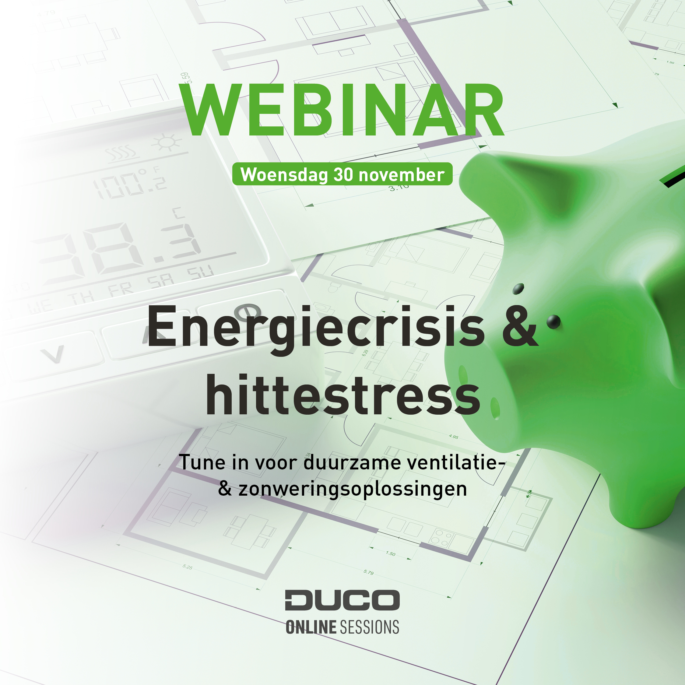 Webinar Energiecrisis & Hittestress