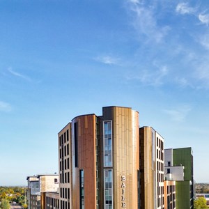 Bailey Point student house regulates acoustics and indoor climate for its students