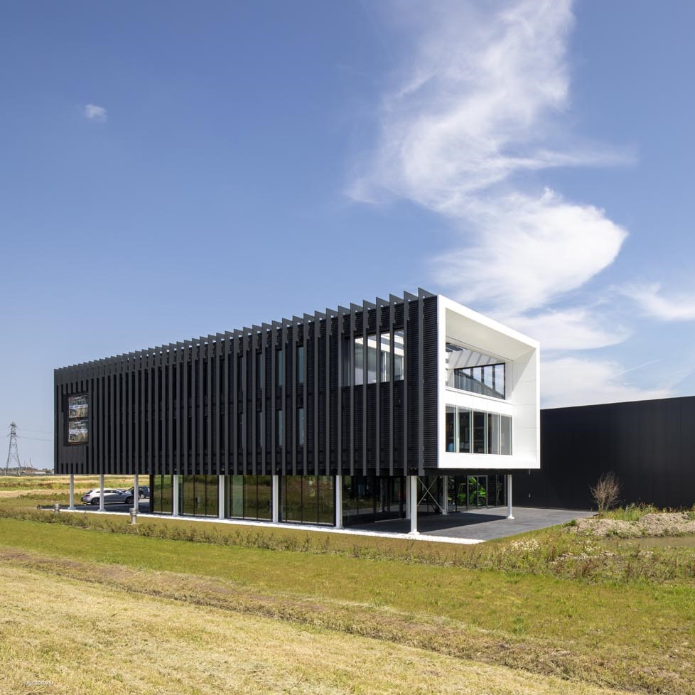 Siderius kiest DUCO lamellen voor de gevel van nieuw pand in Leeuwarden