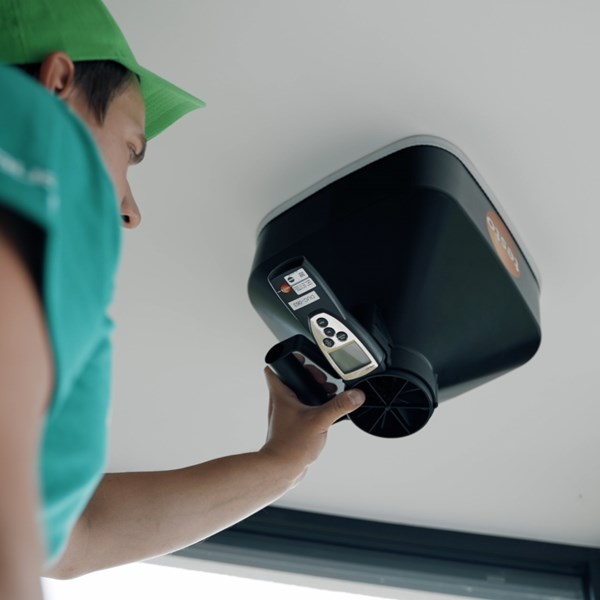 DUCO auto-inregeling & kopieerfunctie