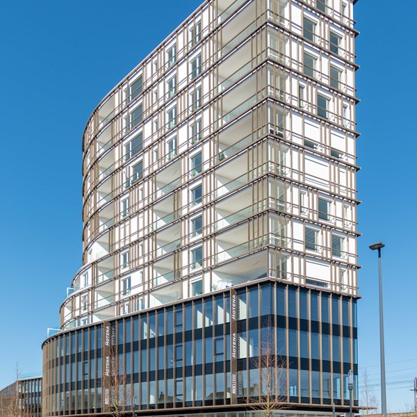 Des lames architecturaux embellissent le boulevard historique