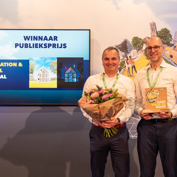DUCO wint publieksprijs op Bouwbeurs 2025