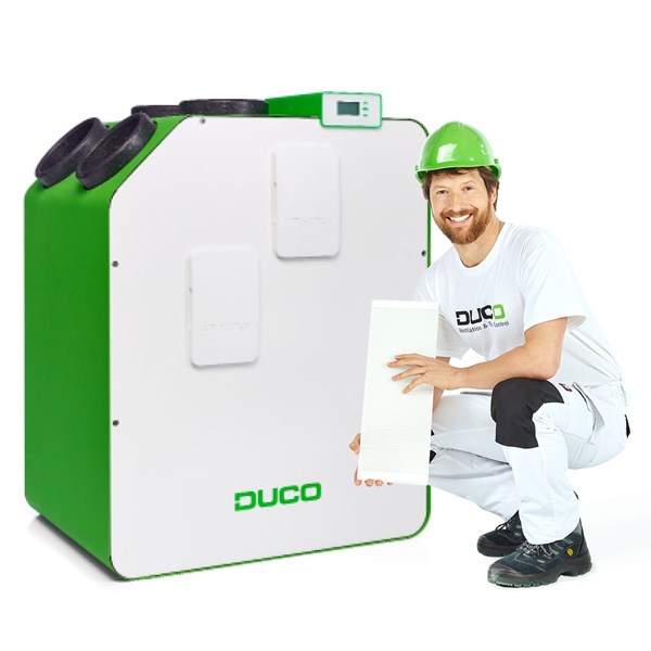 Vervangen filters bij DucoBox Energy Premium